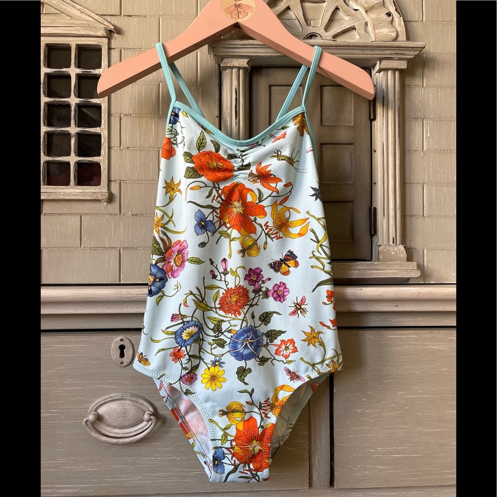 Stella Cove Girls’ Floral Swimsuit
